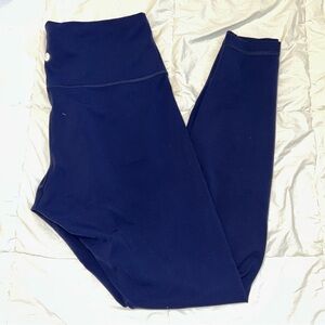 Blue Lululemon Leggings